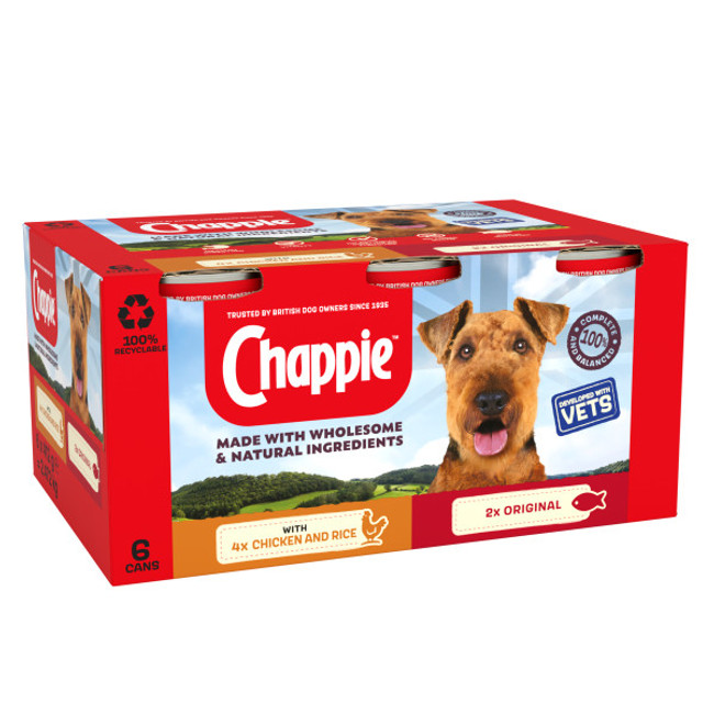 Chappie Tins Favourite 6x412g Chappie Tins Favourite 6x412g