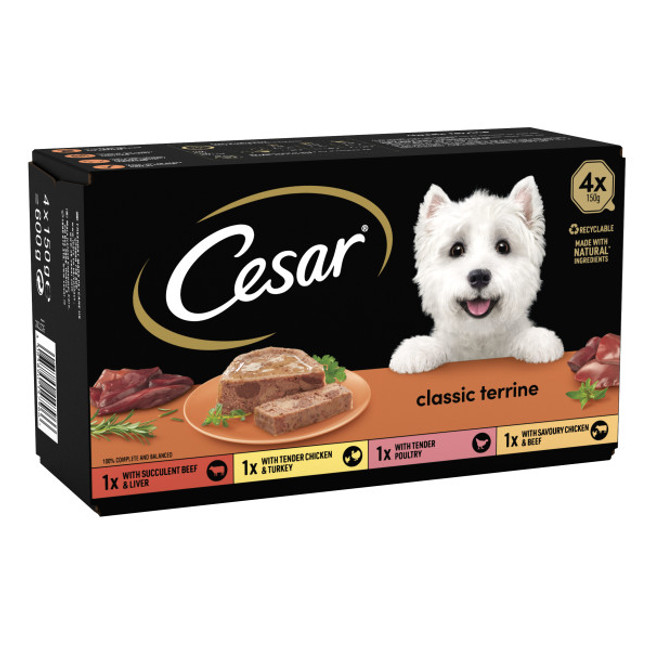Cesar Tray Classic Terrine Selec4x4x150g