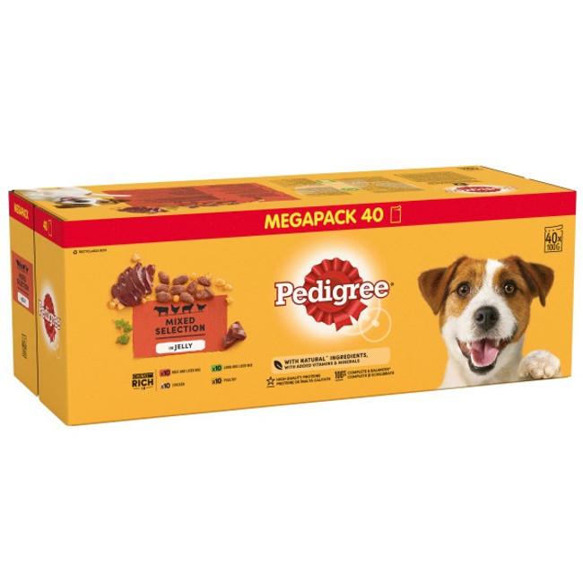 Pedigree Pch Mix Select CIJ 40x100g Mega Pedigree Pch Mix Select CIJ 40x100g Mega
