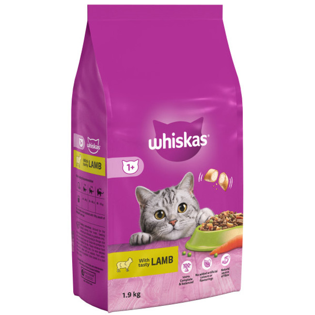 Whiskas Dry 1+ Lamb Whiskas Dry 1+ Lamb