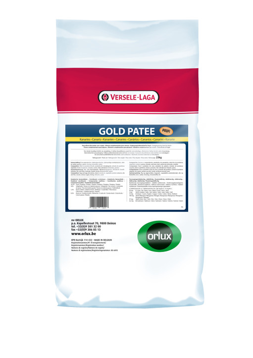 Versele Laga Orlux Gold Patee Canary Profi 25kg