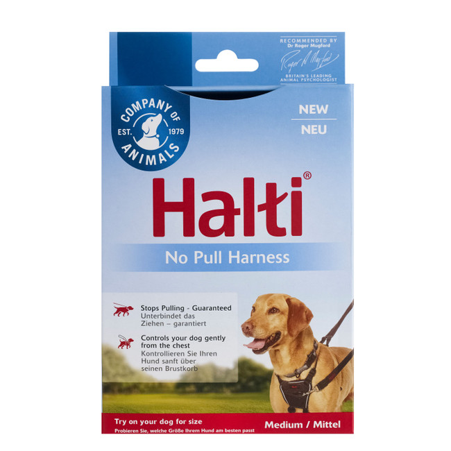 Halti No Pull Harness Black Medium Halti No Pull Harness Black Medium