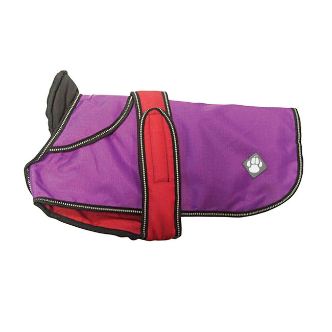 DD 2-in-1 Four Seasons Dog Coat Prpl 26i
