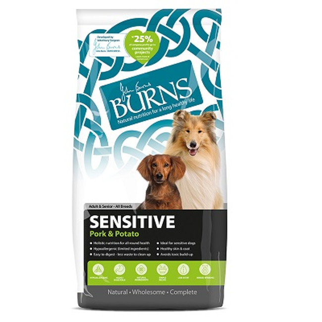 Burns Sensitive with Pork 6 kg