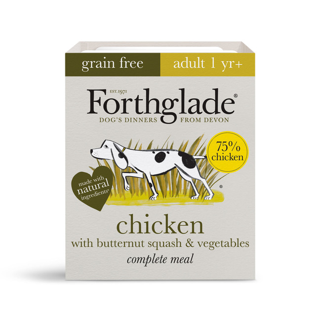 Forthglade Adult Complete Grain Free Chicken Trays 18 x 395g - Zing Paws Forthglade Adult Complete Grain Free Chicken Trays 18 x 395g - Zing Paws