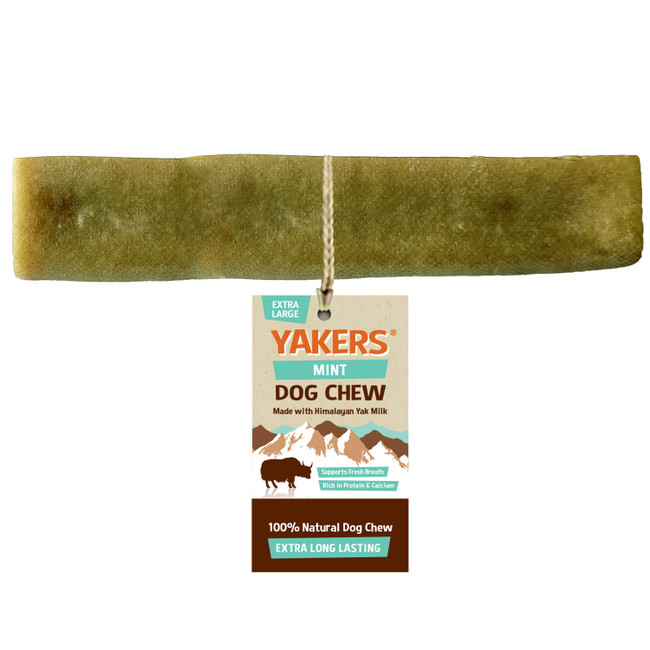 Yakers Mint Dog Chews Extra Large - Zing Paws Yakers Mint Dog Chews Extra Large - Zing Paws