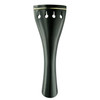 French Hollowed Model Violin Tailpiece- Ebony with Gold Fret