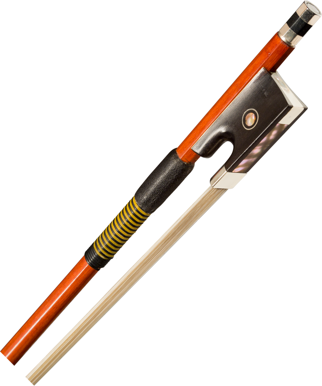 Violin 4/4 Full Size Pernambuco Bow With Real Silver
