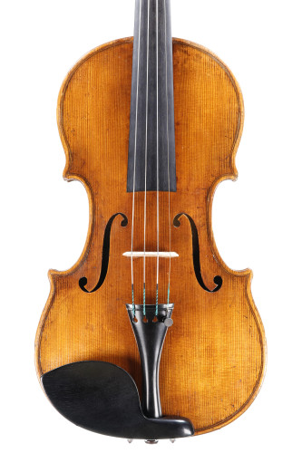 Violin labelled Antonio Saleri, Fecit 1717, Nova Eglise, Made in Germany