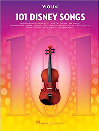 101 Disney Songs Violin Book