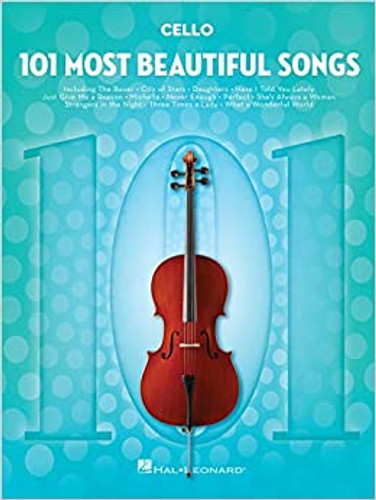 101 Most Beautiful Songs Cello Book