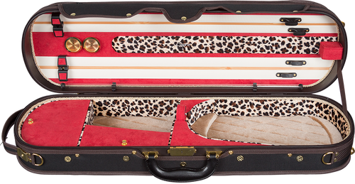 Core Model CC560 Leopard Print Violin Case
