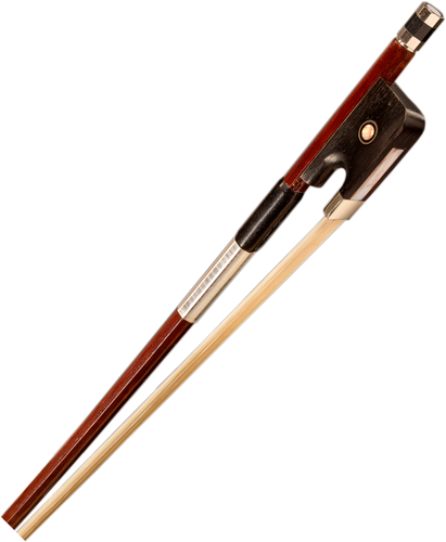 Brazilwood Cello Bow w/ Half-Lined Frog - 4/4 Size