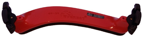 Everest Spring Collection Violin Shoulder Rest 4/4 - 3/4 - Red