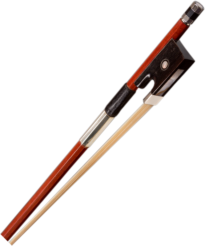 Brazilwood Violin Bow w/ Half-Lined Frog - 1/2 Size