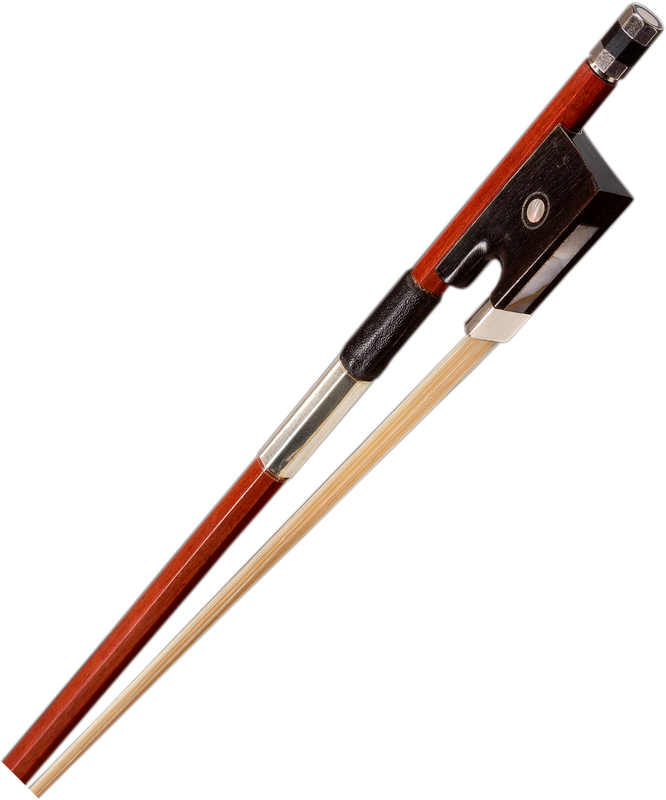 Brazilwood Violin Bow w/ Half-Lined Frog - 4/4 Size