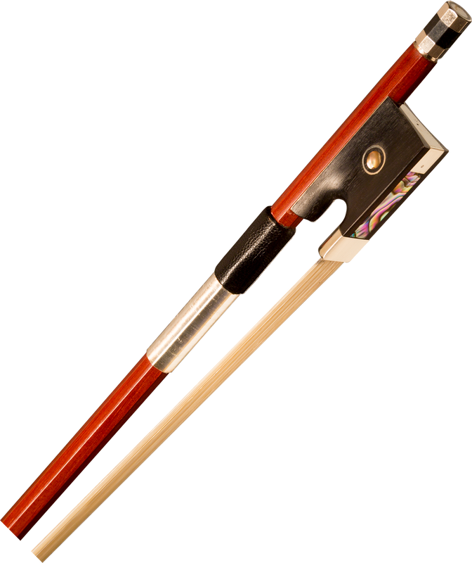 Brazilwood Violin Bow w/ Fully-Lined Frog - 1/4 Size