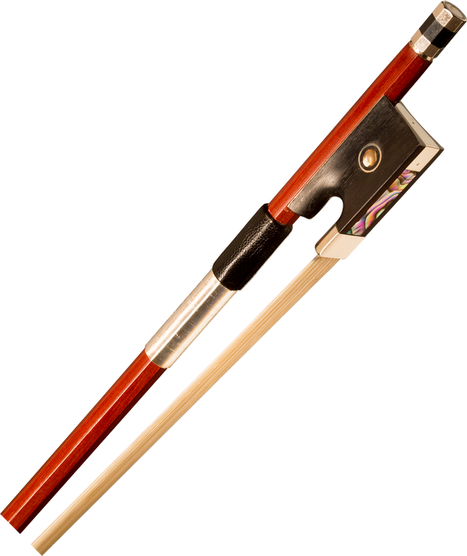 Brazilwood Violin Bow w/ Fully-Lined Frog - 1/8 Size