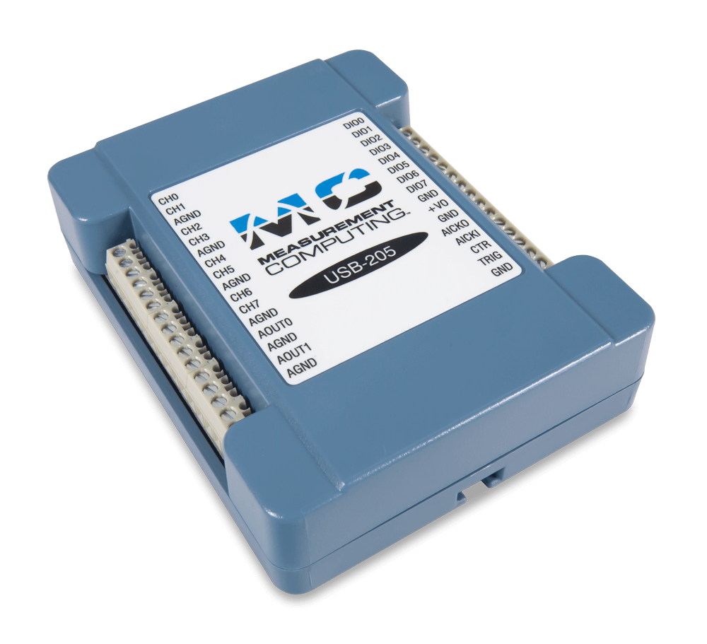 MCC USB-200 Series: Single Gain Multifunction USB DAQ Devices
