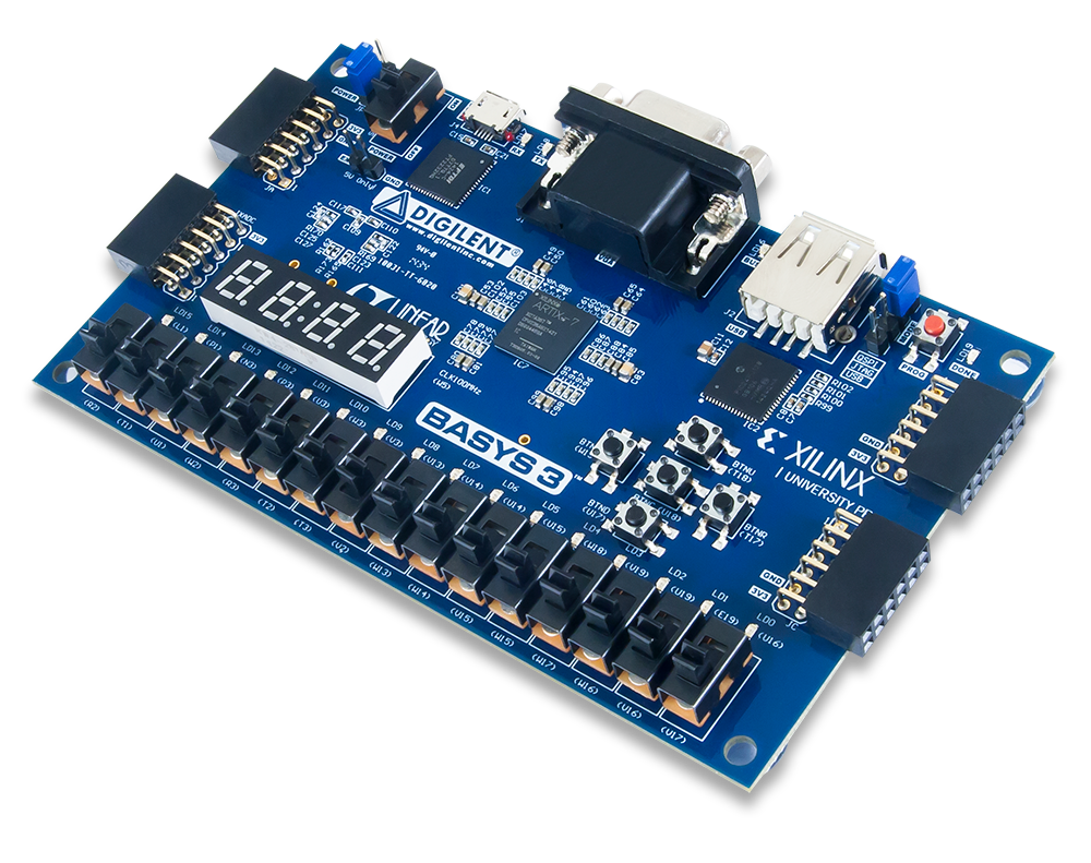 Basys 3 AMD Artix-7 FPGA Trainer Board - Thumbnail 2