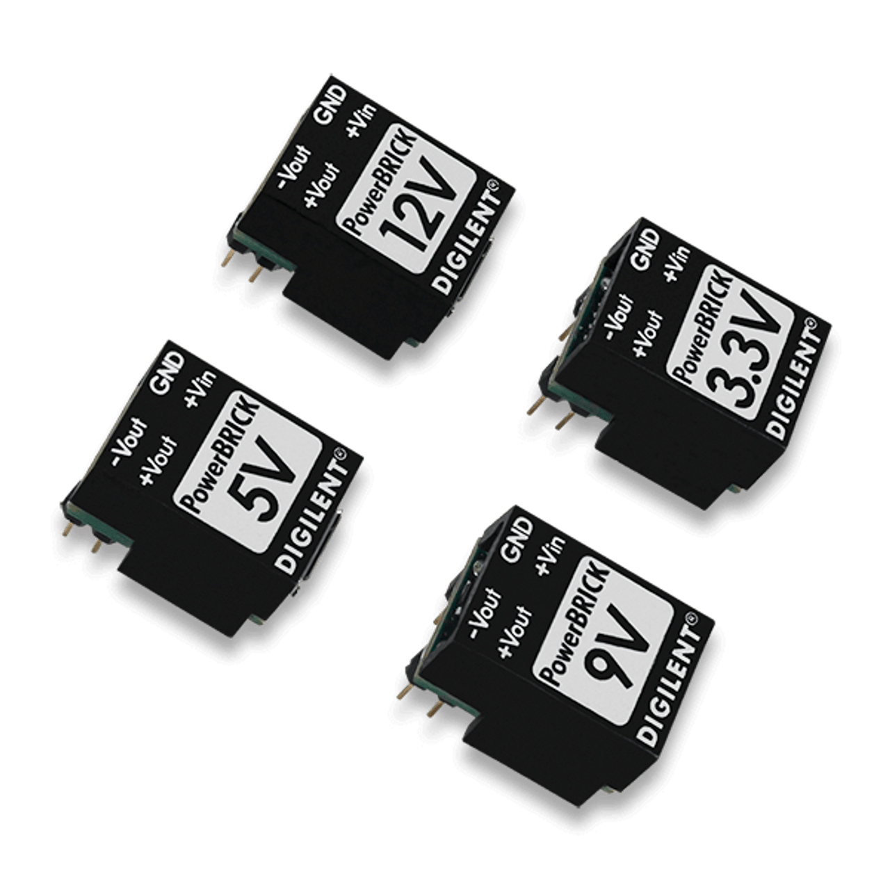 PowerBRICKS: Breadboardable Dual Output USB Power Supplies - Digilent