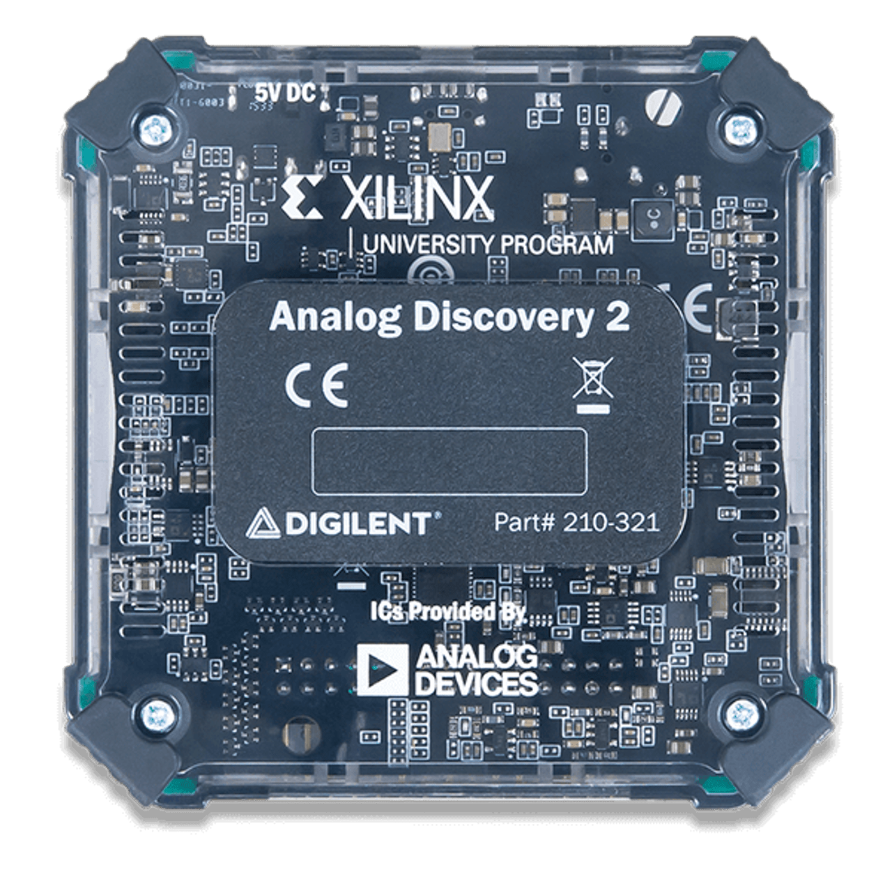 Analog Discovery 2: 100MS/s USB Oscilloscope, Logic Analyzer and Variable  Power Supply