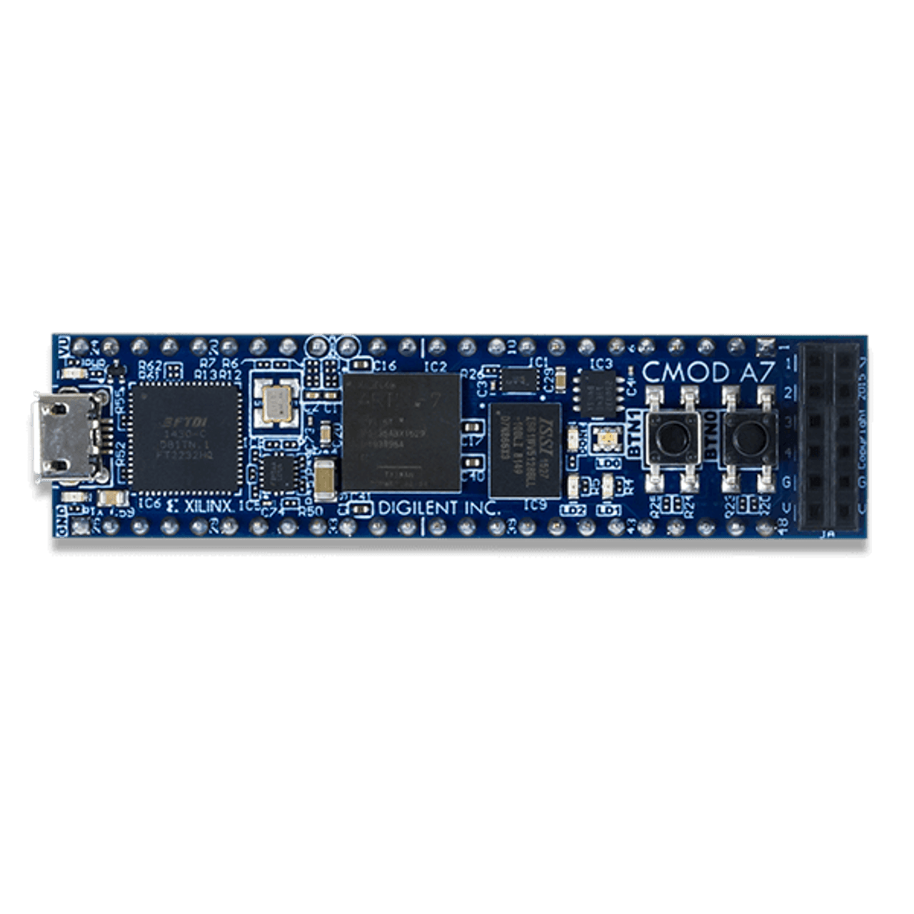 Cmod AT: Breadboardable Artix FPGA Module