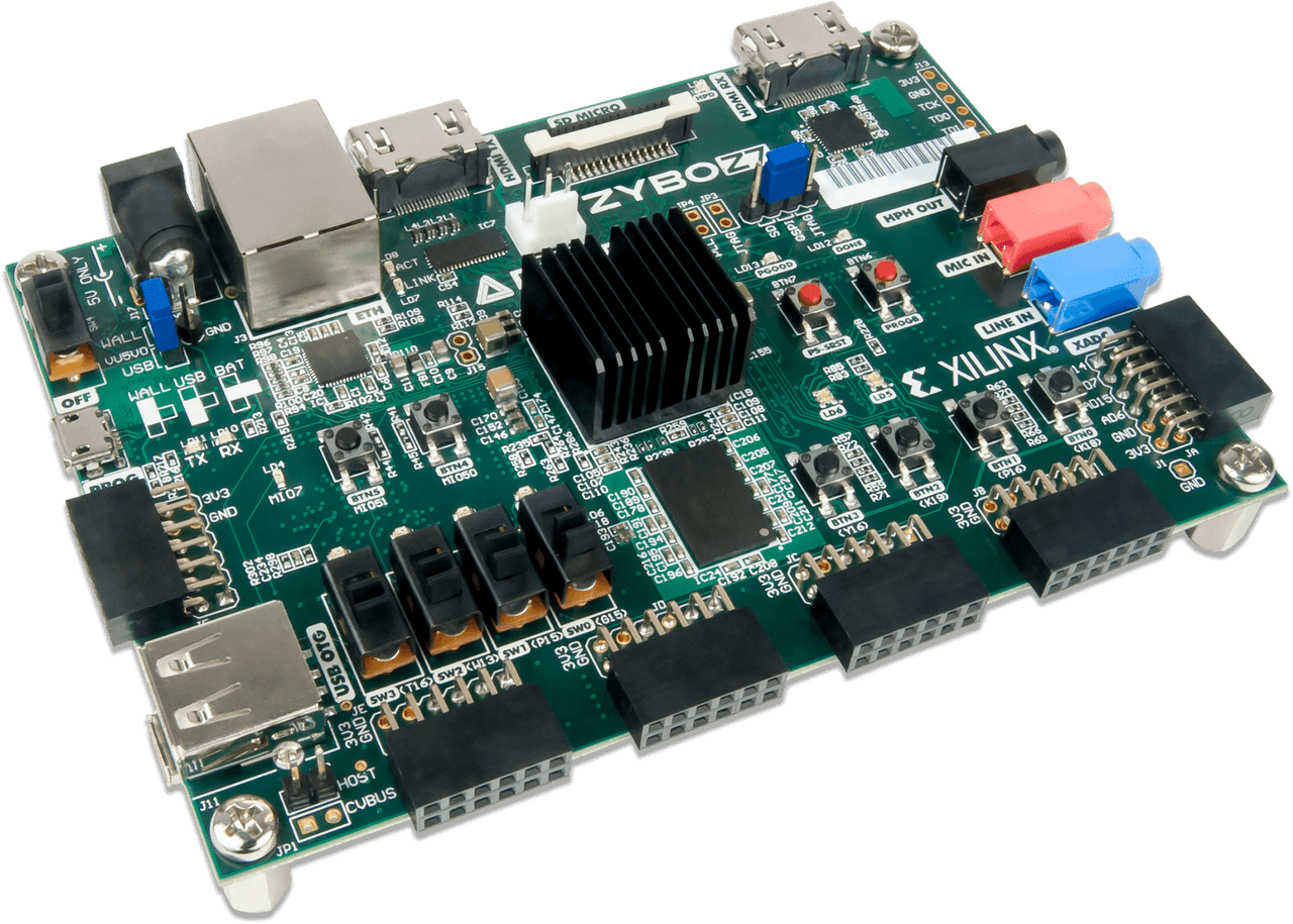Digilent Zybo Z7-20 Zynq-7000 ARM/FPGA SoC Development Board - Thumbnail 5