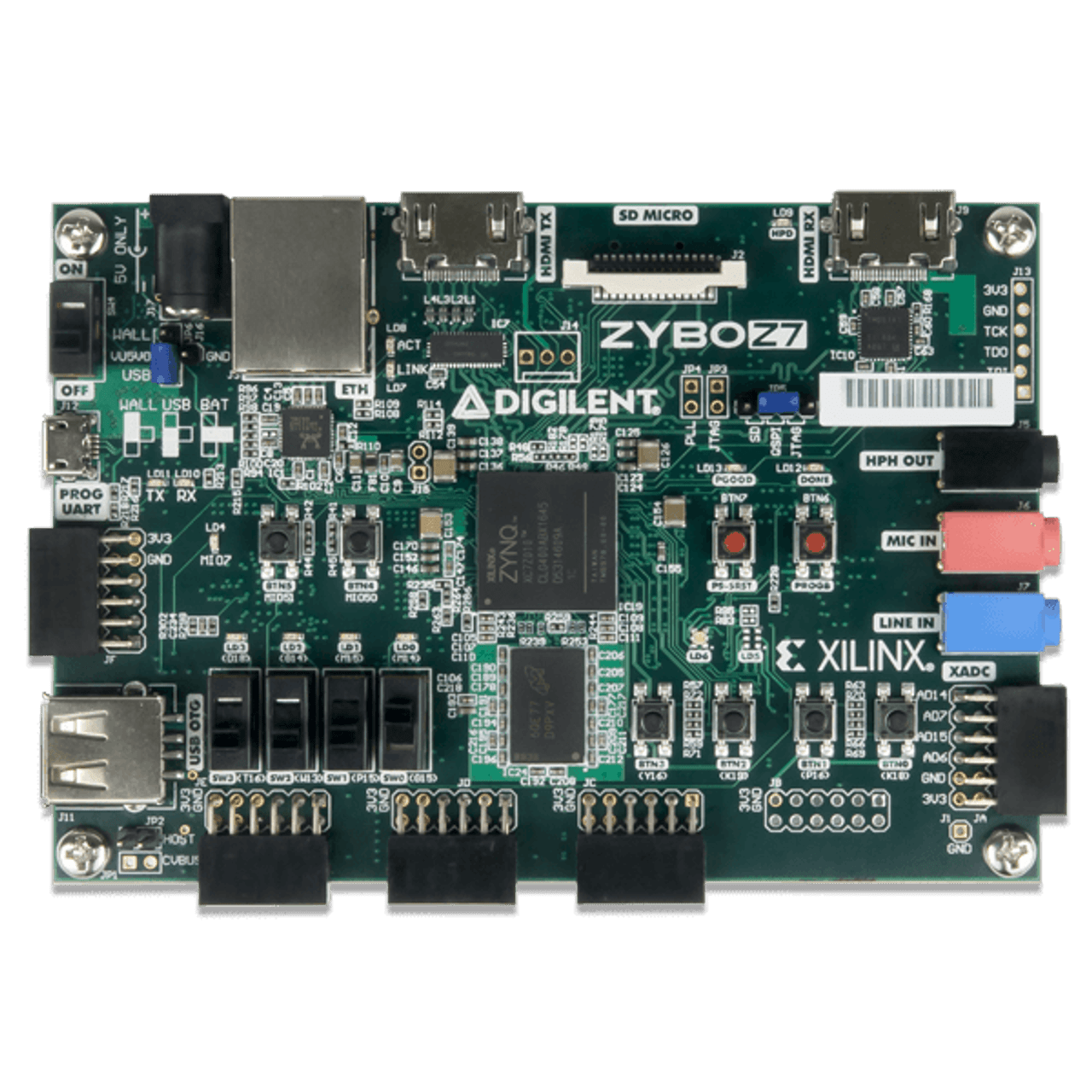 Zybo Z7: Zynq-7000 ARM/FPGA SoC Development Board