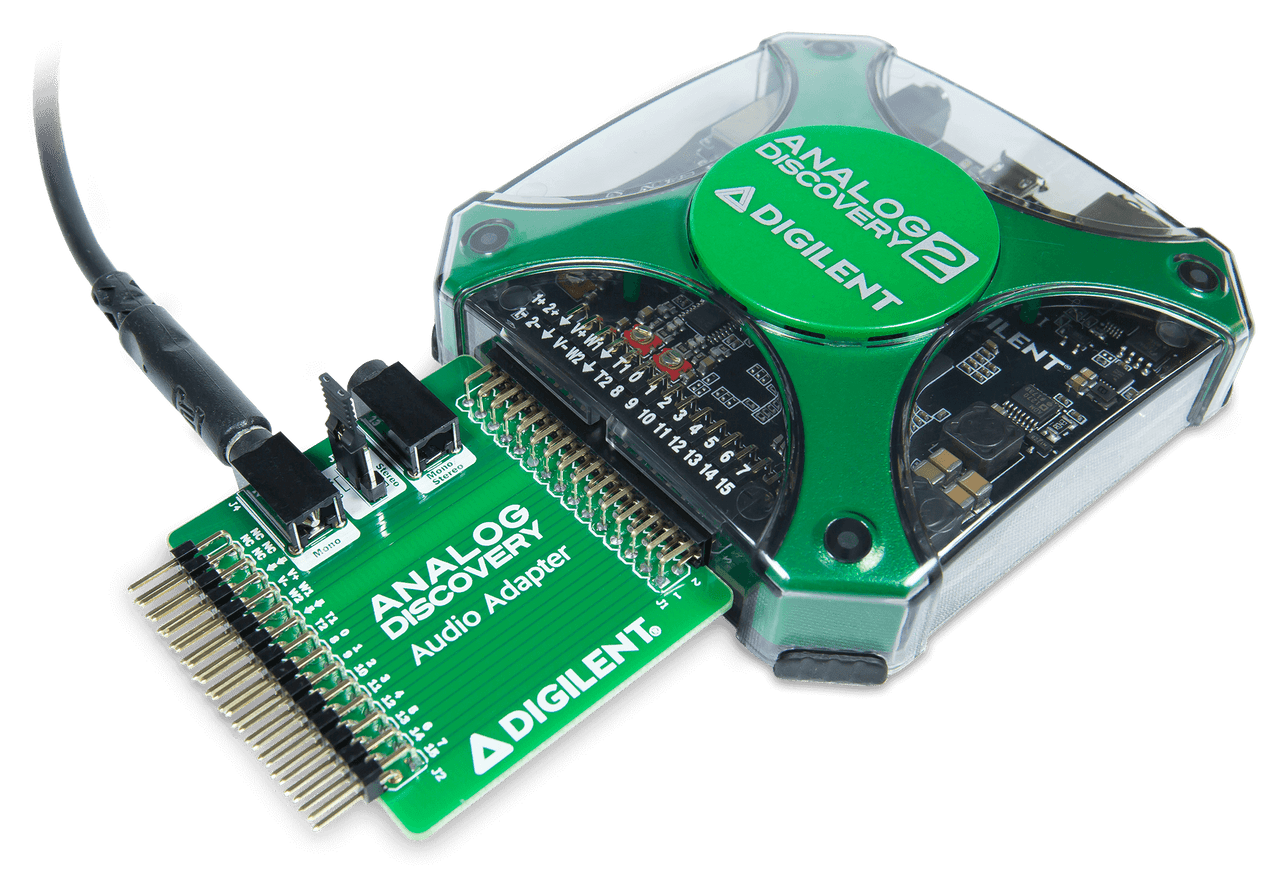 Avenue Zoologisk have Bære Audio Adapter for Analog Discovery - Digilent