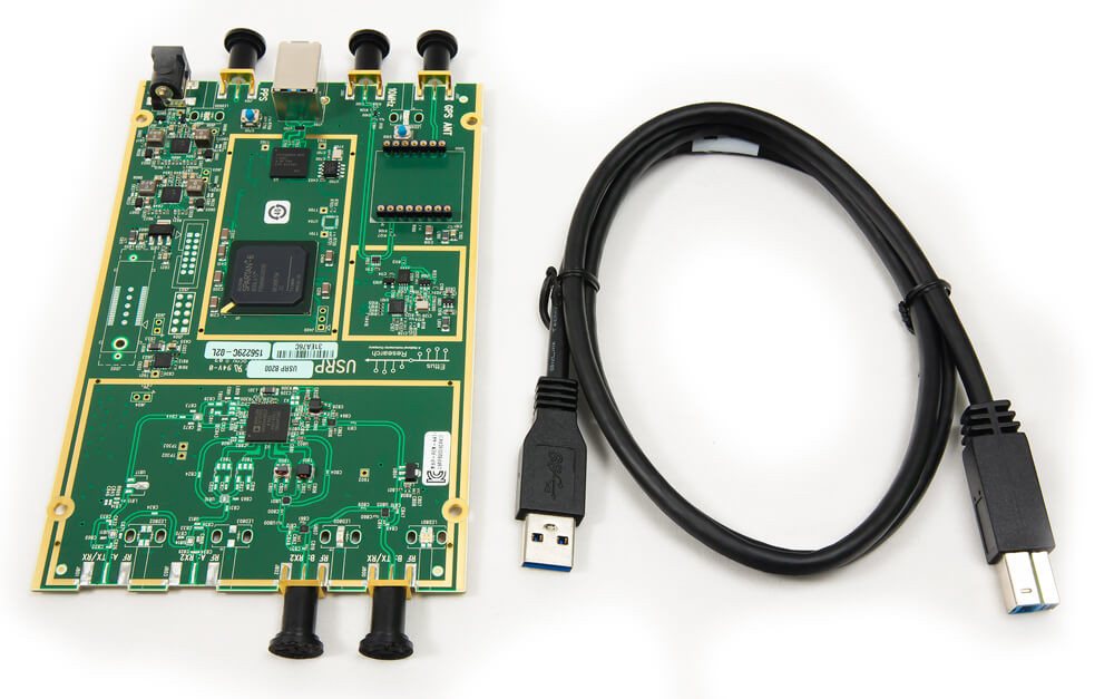 NI Ettus USRP B200: 1x1, 70MHz-6GHz SDR/Cognitive Radio - Digilent