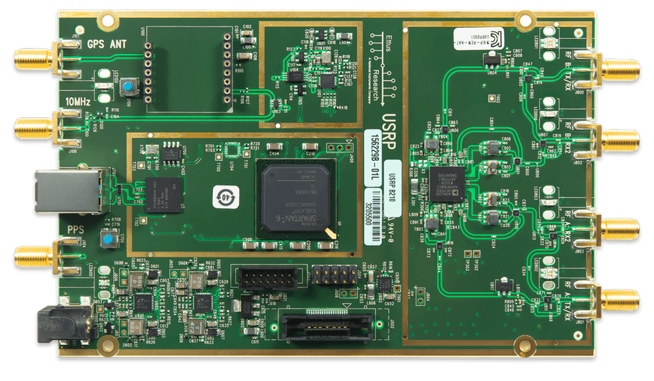 Ettus USRP 70MHz-6GHz B210: 2x2, SDR/Cognitive Digilent - Radio