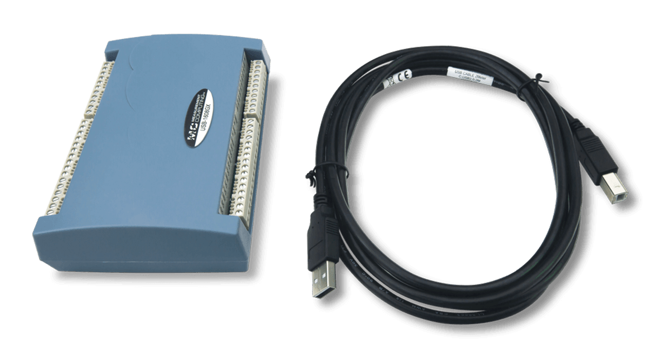Boitier d'acquisition haute vitesse et précision MCC USB-1808X