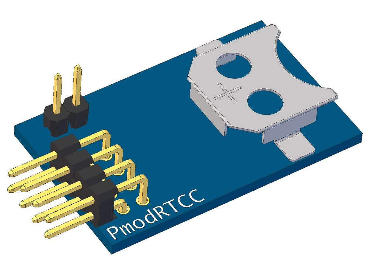 PMOD RTCC Real-Time Clock / Calendar Module