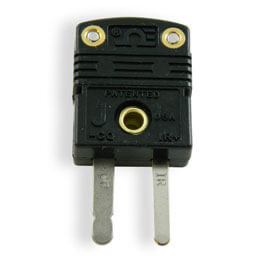 Product image of the MCC CN-144-JM: Type J male thermocouple connector.