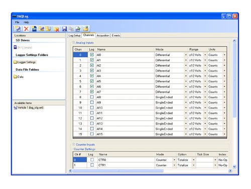 DAQLog: Configuration and Data Logging Software for the LGR-5320 Series