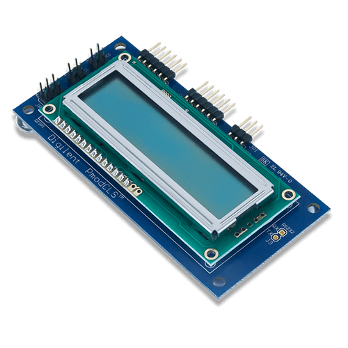 Pmod CLS: Character LCD with Serial Interface product image. Pmod CLS:字符液晶与串行接口产品图像。