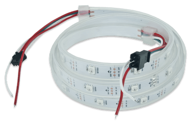 WS2812 Addressable LED product image. WS2812可寻址LED产品图像。