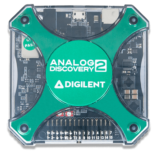Analog Discovery 2 - USB Oscilloscope and Logic Analyzer