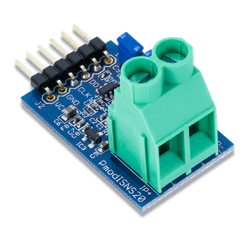 Pmod ISNS20: 20A Current Sensor产品图像。
