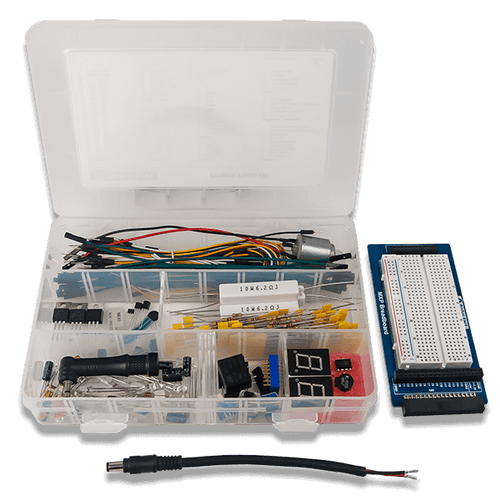 myRIO Starter Kit, box contents. Digilent retains the right to change a part or product to a similar item to meet lead time, cost, and MOQ requirements.