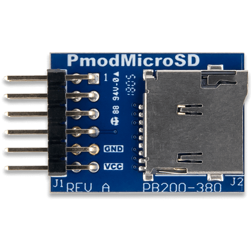 Pmod MicroSD: microSD Card Slot - Digilent
