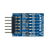 顶视图PMOD 8LD的产品图像：八个高亮度LED。
