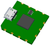 3D CAD model of the JTAG-SMT2: Surface-mount Programming Module.