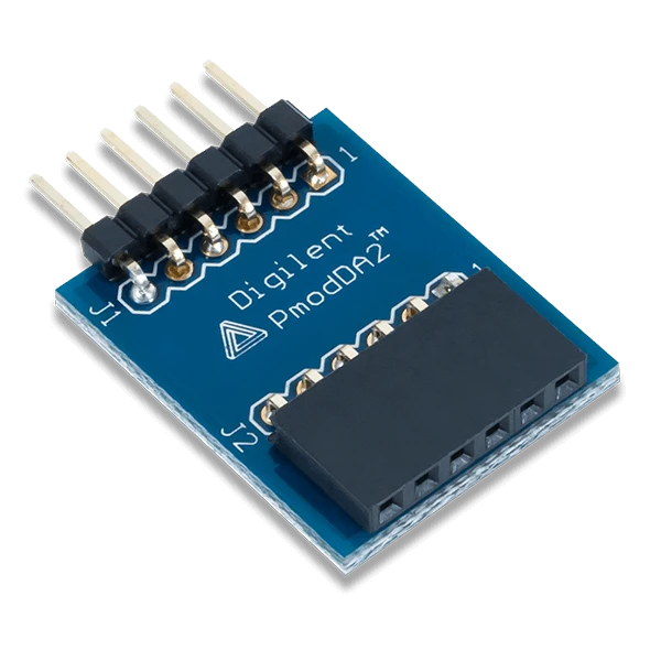 Pmod DA2: Two 12-bit D/A Outputs - Digilent