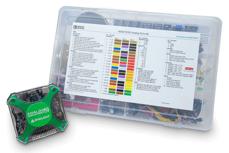 Test Devices Essential Instruments Analog Discovery 2 Digilent