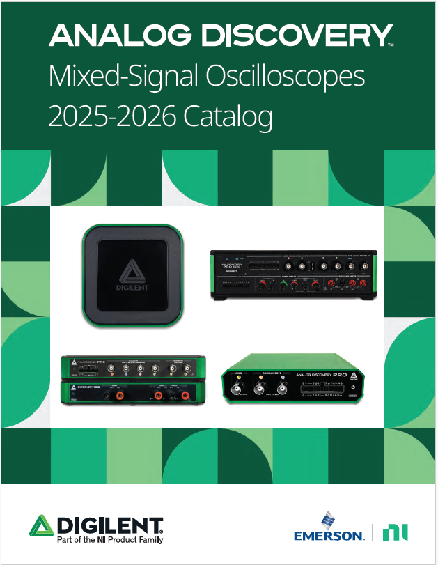 Analog Discovery 2025-2026 product catalog