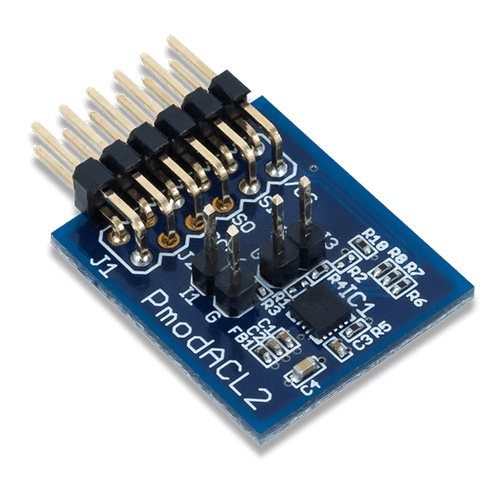 Pmod ACL2: 3-axis MEMS Accelerometer - Digilent