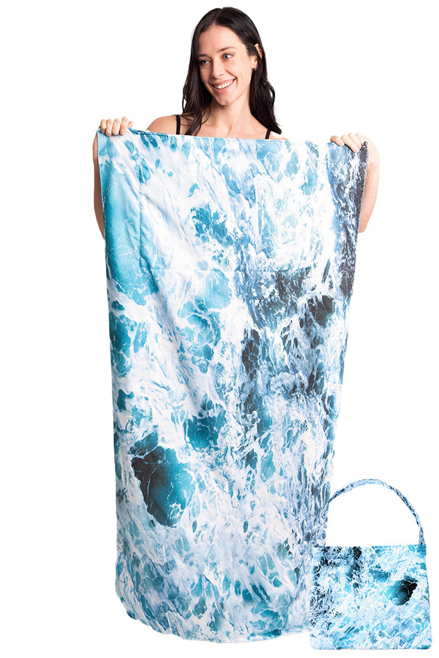 Beach Towel Bag Ocean Pattern Queen B Home