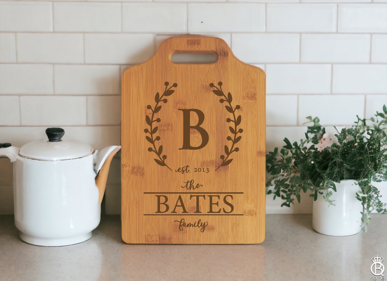 Home Owners Personalized Extra Large Wood Cutting Board- 15x21